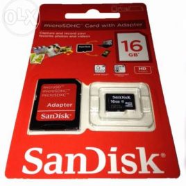 MICRO SD 16GB SANDISK C10R-80