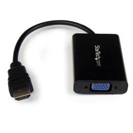 Conv Micro-HDMI a VGA Negro con Audio