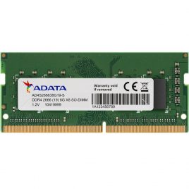 MEMORIA RAM PARA PORTATIL DDR4 8GB 2666 ADATA